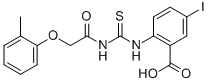 5-Iodo-2-[[[[(2-methylphenoxy)acetyl ]amino]thioxomethyl ]amino]-benzoic acid Structure,530154-45-1Structure