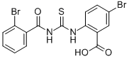 5-Bromo-2-[[[(2-bromobenzoyl)amino]thioxomethyl ]amino]-benzoic acid Structure,530155-08-9Structure