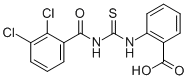 2-[[[(2,3-Dichlorobenzoyl)amino]thioxomethyl ]amino]-benzoic acid Structure,530155-88-5Structure