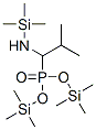 [2-Methyl-1-[(trimethylsilyl)amino]propyl ]phosphonic acid bis(trimethylsilyl) ester Structure,53044-41-0Structure