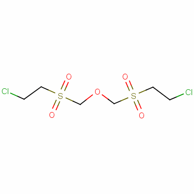 Bis(2-chloroethylsulphonylmethyl) ether Structure,53061-10-2Structure