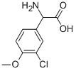 Amino-(3-chloro-4-methoxy-phenyl)-aceticacid Structure,53091-63-7Structure