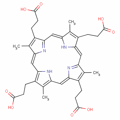 糞卟啉I結(jié)構(gòu)式_531-14-6結(jié)構(gòu)式