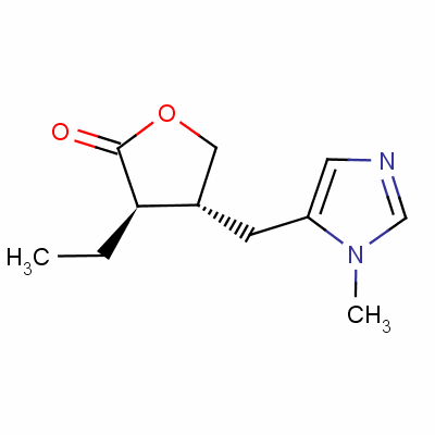 毛果蕓香堿結(jié)構(gòu)式_531-35-1結(jié)構(gòu)式