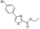 4-(4-Bromophenyl)-2-thiazolecarboxylic acid ethyl ester Structure,53101-02-3Structure