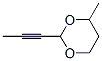 1,3-Dioxane,4-methyl-2-(1-propynyl)-(9ci) Structure,53106-43-7Structure