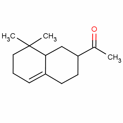 1-(1,2,3,4,6,7,8,8A-octahydro-8,8-dimethyl-2-naphthyl)ethan-1-one Structure,53144-54-0Structure