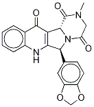 (6S,12br)-6-(1,3-benzodioxol-5-yl)-2,3,7,12b-tetrahydro-2-methyl-pyrazino[1’,2’:1,5]pyrrolo[3,4-b]quinoline-1,4,12(6h)-trione Structure,531500-48-8Structure