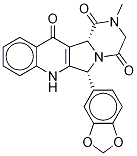 (6R,12br)-6-(1,3-benzodioxol-5-yl)-2,3,7,12b-tetrahydro-2-methyl-pyrazino[1’,2’:1,5]pyrrolo[3,4-b]quinoline-1,4,12(6h)-trione Structure,531500-51-3Structure