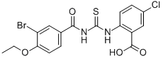 2-[[[(3-Bromo-4-ethoxybenzoyl)amino]thioxomethyl ]amino]-5-chloro-benzoic acid Structure,531515-38-5Structure