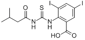 3,5-Diiodo-2-[[[(3-methyl-1-oxobutyl)amino]thioxomethyl ]amino]-benzoic acid Structure,531536-08-0Structure