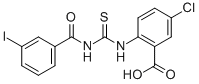 5-Chloro-2-[[[(3-iodobenzoyl)amino]thioxomethyl ]amino]-benzoic acid Structure,531539-93-2Structure