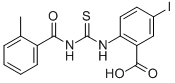 5-Iodo-2-[[[(2-methylbenzoyl)amino]thioxomethyl ]amino]-benzoic acid Structure,531541-11-4Structure