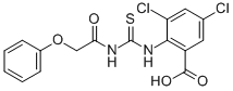 3,5-Dichloro-2-[[[(phenoxyacetyl)amino]thioxomethyl ]amino]-benzoic acid Structure,531542-98-0Structure