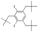 Benzene,1,3,5-tris(2,2-dimethylpropyl)-2,4-diiodo- Structure,53173-11-8Structure