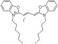 3,3-Dihexyloxacarbocyanine iodide Structure,53213-82-4Structure