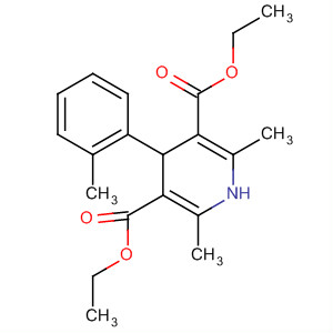 Diethyl 2,6-dimethyl-4-o-tolyl-1,4-dihydropyridine-3,5-dicarboxylate Structure,53219-32-2Structure