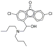 9-Des[(4-chlorophenyl)methylene]-9-oxo lumefantrine Structure,53221-25-3Structure