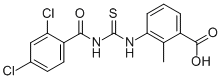 3-[[[(2,4-Dichlorobenzoyl)amino]thioxomethyl ]amino]-2-methyl-benzoic acid Structure,532404-08-3Structure