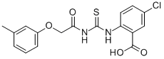 5-Chloro-2-[[[[(3-methylphenoxy)acetyl ]amino]thioxomethyl ]amino]-benzoic acid Structure,532405-95-1Structure