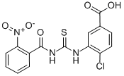 4-Chloro-3-[[[(2-nitrobenzoyl)amino]thioxomethyl ]amino]-benzoic acid Structure,532418-17-0Structure