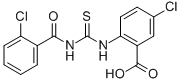 5-Chloro-2-[[[(2-chlorobenzoyl)amino]thioxomethyl ]amino]-benzoic acid Structure,532419-00-4Structure