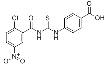 4-[[[(2-Chloro-5-nitrobenzoyl)amino]thioxomethyl ]amino]-benzoic acid Structure,532419-16-2Structure