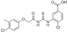 4-Chloro-3-[[[[(4-chloro-3-methylphenoxy)acetyl ]amino]thioxomethyl ]amino]-benzoic acid Structure,532421-00-4Structure