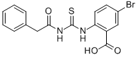 5-Bromo-2-[[[(phenylacetyl)amino]thioxomethyl ]amino]-benzoic acid Structure,532430-59-4Structure