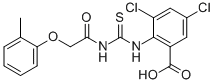 3,5-Dichloro-2-[[[[(2-methylphenoxy)acetyl ]amino]thioxomethyl ]amino]-benzoic acid Structure,532430-63-0Structure