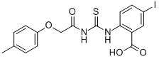 5-Iodo-2-[[[[(4-methylphenoxy)acetyl ]amino]thioxomethyl ]amino]-benzoic acid Structure,532430-77-6Structure