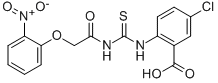 5-Chloro-2-[[[[(2-nitrophenoxy)acetyl ]amino]thioxomethyl ]amino]-benzoic acid Structure,532434-14-3Structure