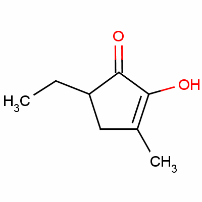 5-Ethyl-2-hydroxy-3-methylcyclopent-2-en-1-one Structure,53263-58-4Structure