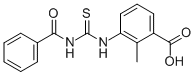 3-[[(Benzoylamino)thioxomethyl ]amino]-2-methyl-benzoic acid Structure,532936-86-0Structure