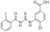 4-Chloro-3-[[[(2-iodobenzoyl)amino]thioxomethyl ]amino]-benzoic acid Structure,532939-58-5Structure