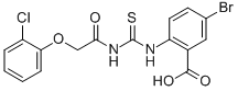 5-Bromo-2-[[[[(2-chlorophenoxy)acetyl ]amino]thioxomethyl ]amino]-benzoic acid Structure,532942-04-4Structure