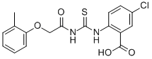 5-Chloro-2-[[[[(2-methylphenoxy)acetyl ]amino]thioxomethyl ]amino]-benzoic acid Structure,532949-37-4Structure