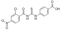 4-[[[(2-Chloro-4-nitrobenzoyl)amino]thioxomethyl ]amino]-benzoic acid Structure,532950-00-8Structure