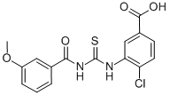 4-Chloro-3-[[[(3-methoxybenzoyl)amino]thioxomethyl ]amino]-benzoic acid Structure,532954-01-1Structure