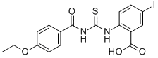 2-[[[(4-Ethoxybenzoyl)amino]thioxomethyl ]amino]-5-iodo-benzoic acid Structure,532955-29-6Structure