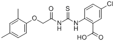 5-Chloro-2-[[[[(2,4-dimethylphenoxy)acetyl ]amino]thioxomethyl ]amino]-benzoic acid Structure,532956-11-9Structure