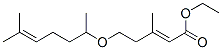 (E)-5-[(1,5-dimethyl-4-hexenyl)oxy]-3-methyl-2-pentenoic acid ethyl ester Structure,53311-39-0Structure