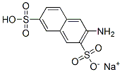 3-Amino-2,7-naphthalenedisulfonic acid monosodium salt Structure,5332-41-2Structure