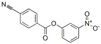 4-Cyanobenzoic acid 3-nitrophenyl ester Structure,53327-06-3Structure