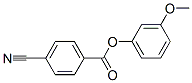 4-Cyanobenzoic acid 3-methoxyphenyl ester Structure,53327-11-0Structure