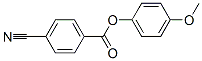 P-cyanobenzoic acid p-methoxyphenyl ester Structure,53327-12-1Structure