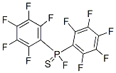 Bis(pentafluorophenyl)fluorophosphine sulfide Structure,53327-22-3Structure