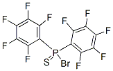 Bis(pentafluorophenyl)bromophosphine sulfide Structure,53327-34-7Structure