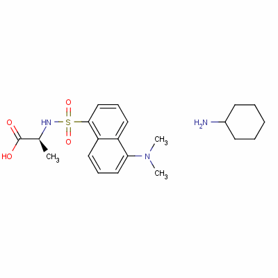 Dansyl-l-alanine cyclohexylammonium salt Structure,53332-27-7Structure