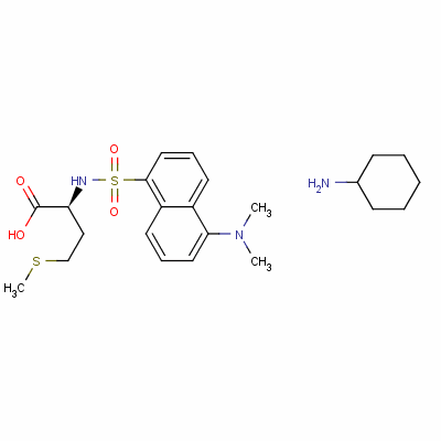 Dansyl-l-methionine, cyclohexylammonium salt Structure,53332-30-2Structure